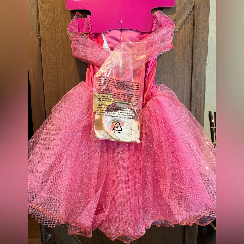 Pink Sparkle Princess Tulle Dress - Picture 2 of 5